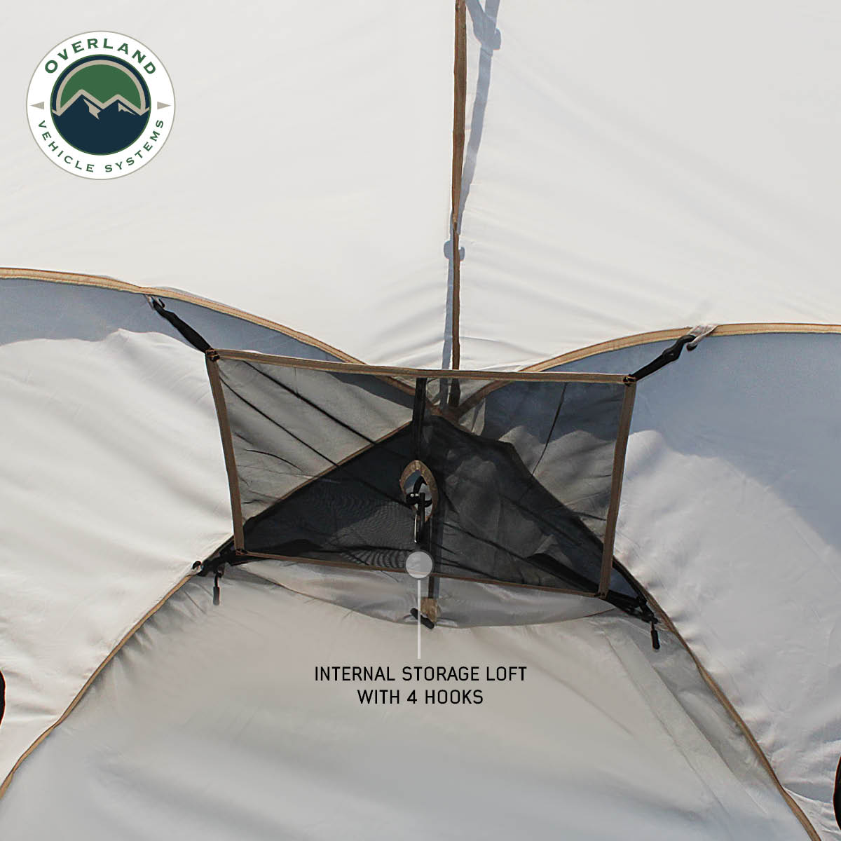 LD TACT - Bed Tent Mid Size 5.0'-5.2', Tan Body & Green Rainfly