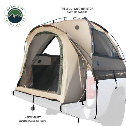 LD TACT - Bed Tent Mid Size 5.0'-5.2', Tan Body & Green Rainfly