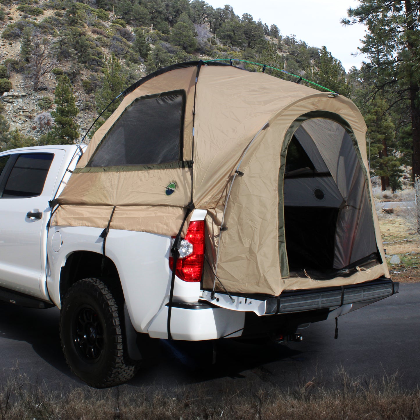 LD TACT - Bed Tent Full Size 6.5', Tan Body & Green Rainfly