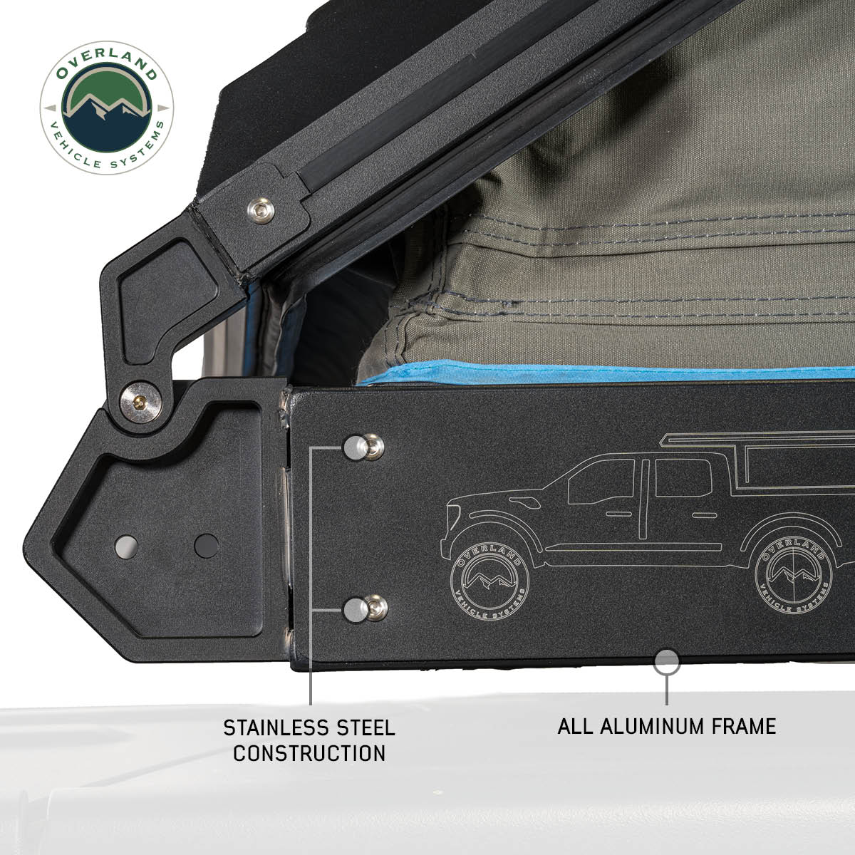 MagPak - Camper W/Tent, Lights, Rear Molle Panel, Side Tie Downs, Front & Rear Windows - 2009-2024 Ford F150