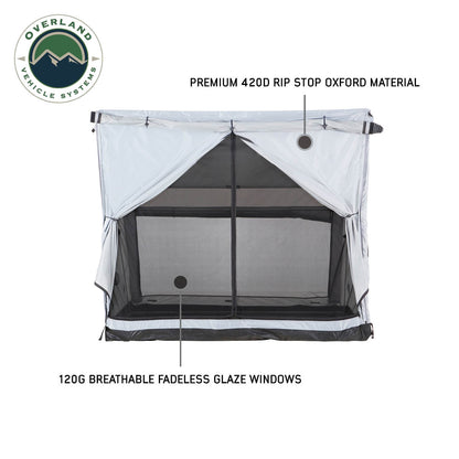 LD P.S.T. - Portable Safari Ground Tent Large, Grey Body & Grey Trim