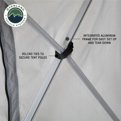 LD P.S.T. - Portable Safari Ground Tent Large, Grey Body & Grey Trim