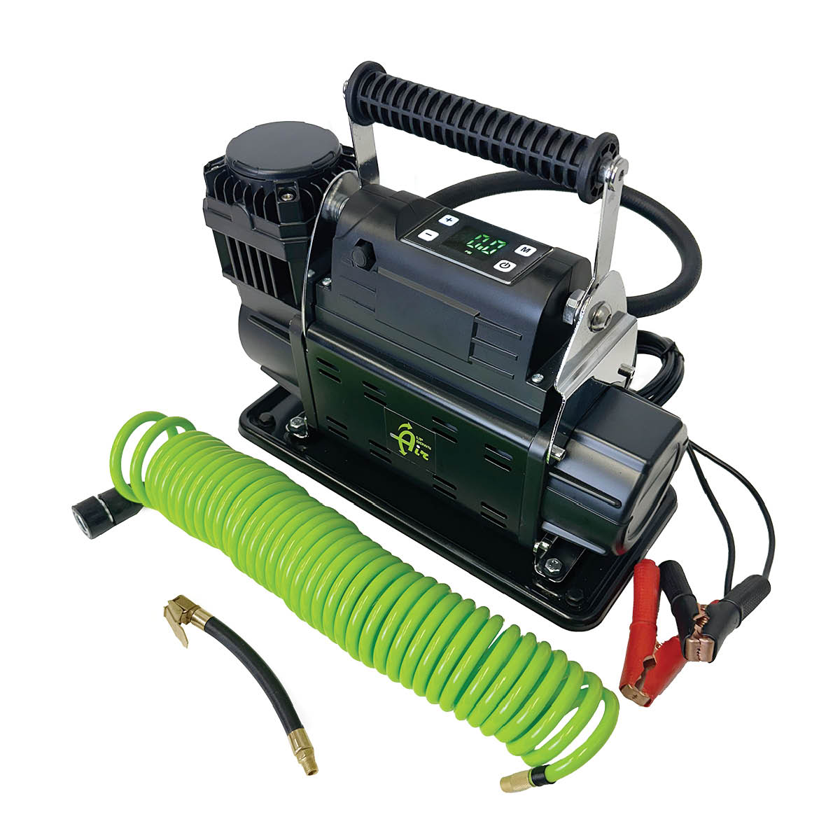 EGOI Portable Air Compressor System 7.0 CFM With Digital Control Panel, Storage Bag, Hose & Attachments - Single Motor