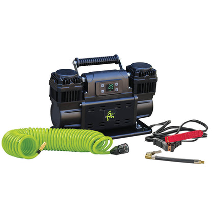 EGOI Portable Air Compressor System 7.0 CFM With Digital Control Panel, Storage Bag, Hose & Attachments - Single Motor