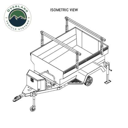 Off Road Trailer - Military Style with Full Articulating Suspension, 5x5 Bolt Pattern