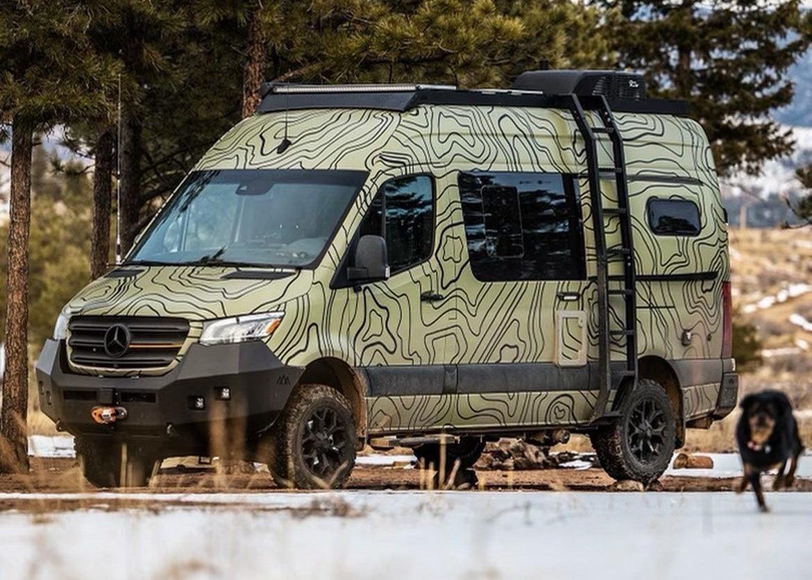 Mercedes Sprinter (2019+) Front Bumper [No Bull Bar] - Backwoods Adventure Mods