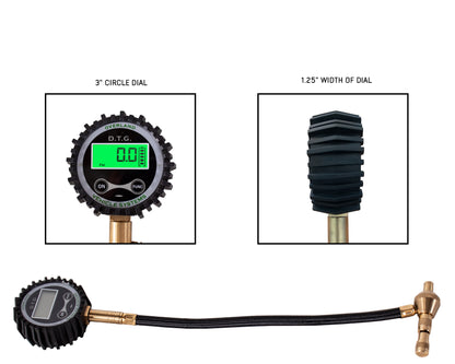 Digital Tire Deflator with Valve Kit & Storage Bag