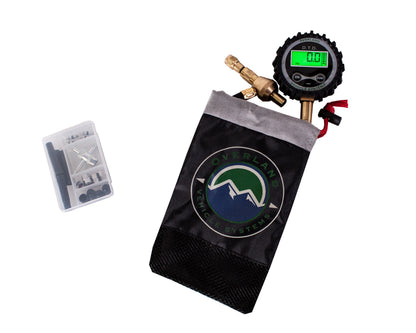 Digital Tire Deflator with Valve Kit & Storage Bag