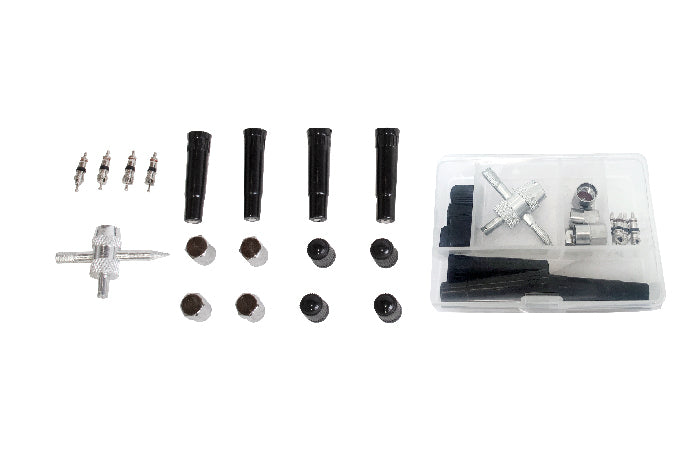 Tire Repair Kit - 53 Piece Kit with Black Storage Box