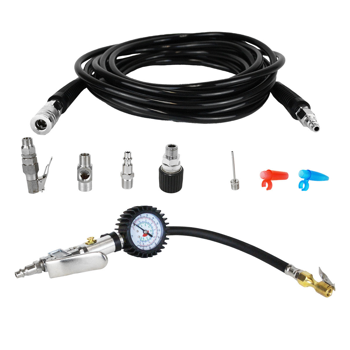 Egoi II Air Compressor Hose & Accessory Kit - 20 ft. Hose