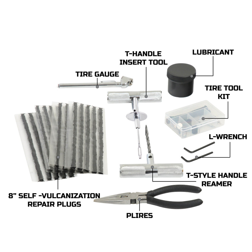 Valve Stem Repair Kit - 17 Piece Kit With Storage Box