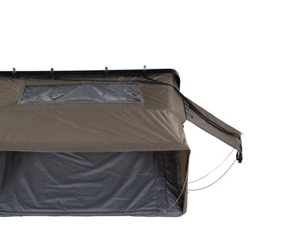 HD Bushveld 4 - Cantilever Hard Shell Roof Top Tent, 4 Person, Grey Body & Green Rainfly