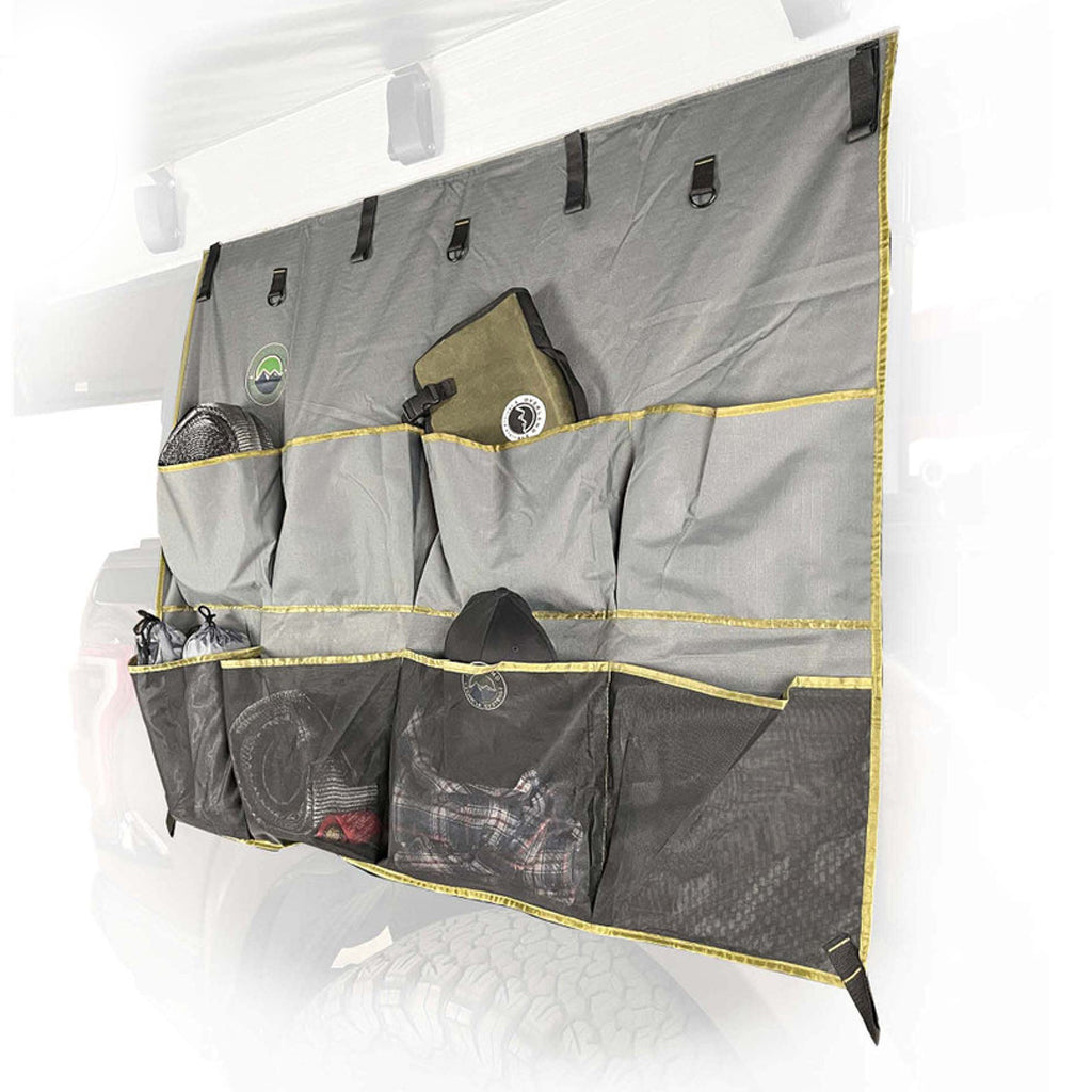 HD Nomadic - Awning Organizer, Universal, Grey Body, Green Trim with Storage Bag