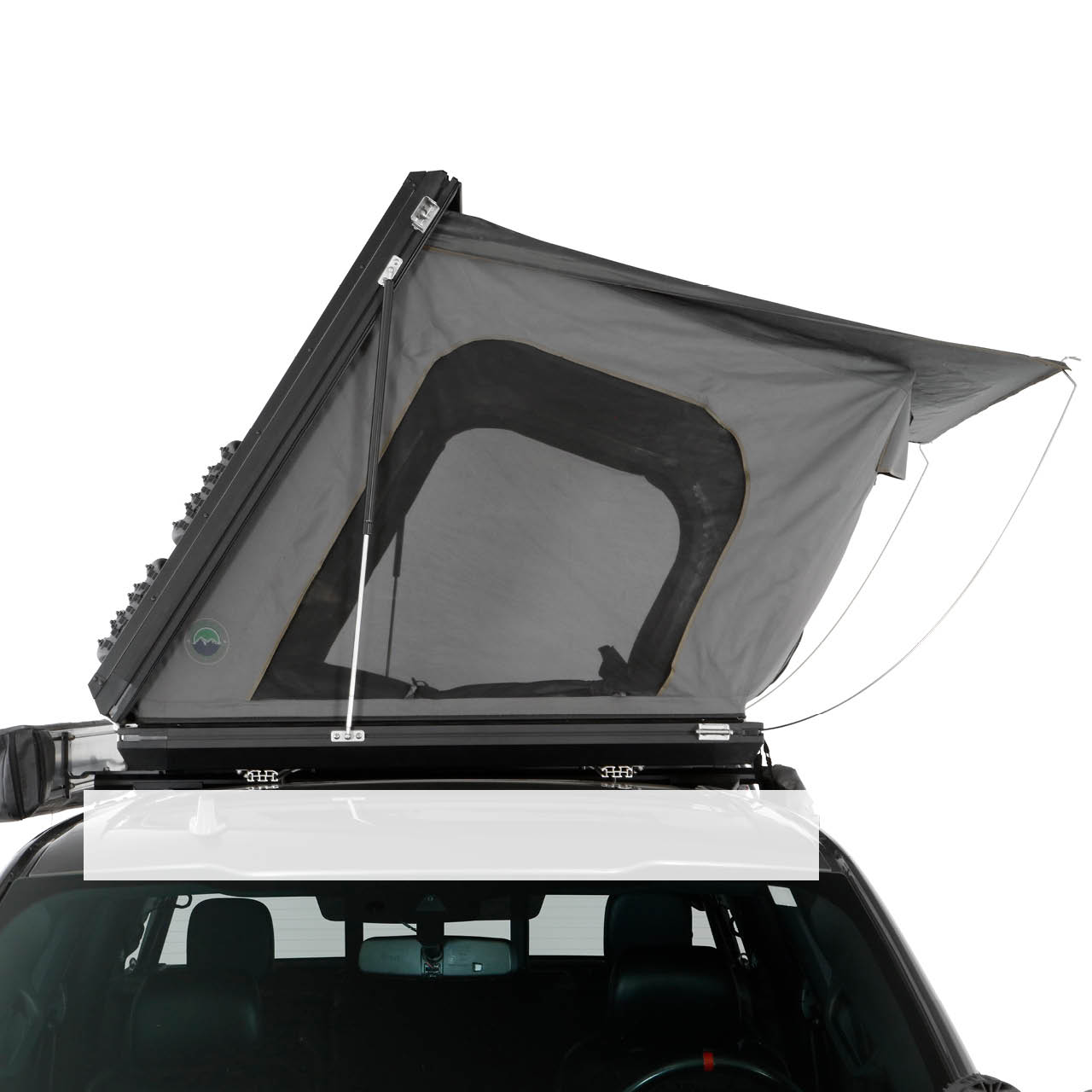 HD Sidewinder - Aluminum Roof Top Tent, 2 Person, Grey Body & Grey Rainfly