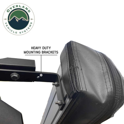 HD Nomadic Shower - Single Person Quick Deploying Shower, 42” x 42”, Grey Body, Green Trim W/Black Travel Bag