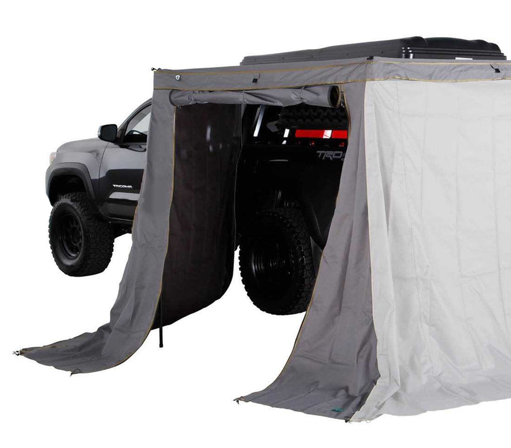 HD Nomadic 270 LTE - Awning Wall 1, Driver Side, Grey Body, Green Trim, Includes Storage Bag