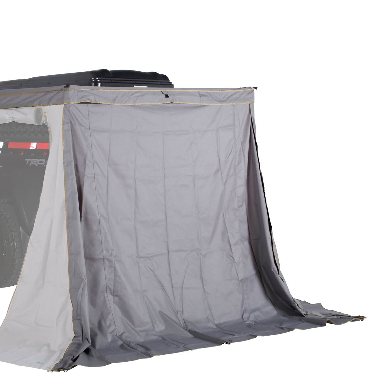 HD Nomadic 270 LTE - Awning Wall 2, Driver Side, Grey Body, Green Trim, Includes Storage Bag