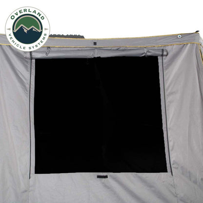 HD Nomadic 270 LTE - Awning Wall 2, Driver Side, Grey Body, Green Trim, Includes Storage Bag