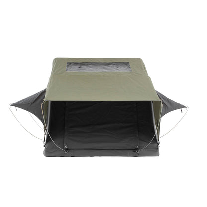 HD Nomadic N3E - Soft Sided Roof Top Tent, 3 Person, Grey Body & Green Rainfly