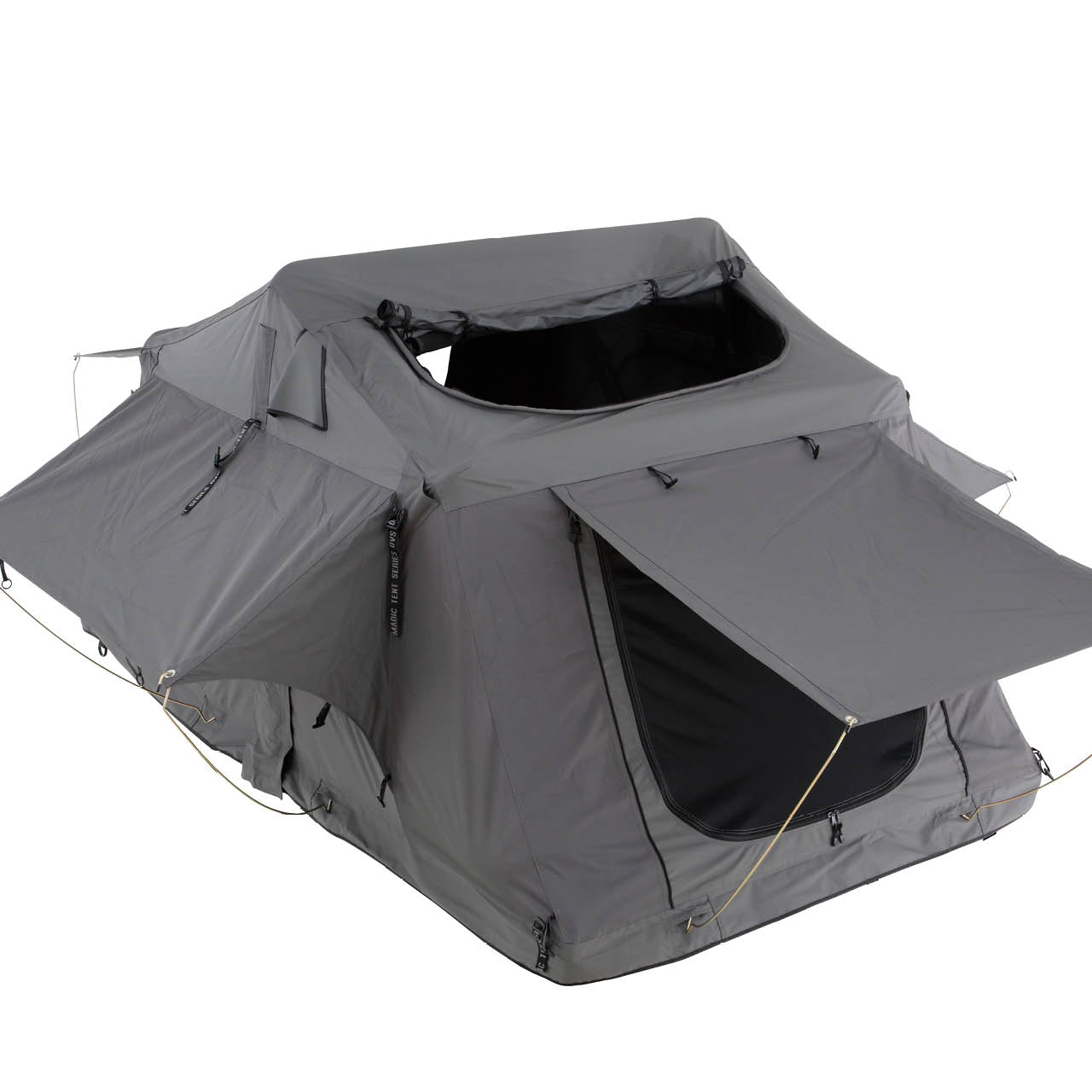 HD Nomadic N2S - Soft Sided Roof Top Tent, 2 Person, Grey Body & Green Rainfly