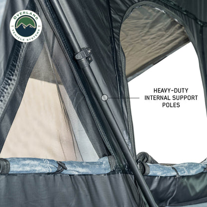 XD Everest 2 - Cantilever Aluminum Roof Top Tent, 2 Person, Grey Body & Black Rainfly