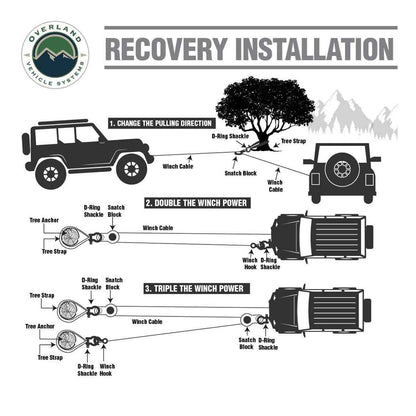 Brute Kinetic Recovery Rope 5/8" x 20' With Storage Bag