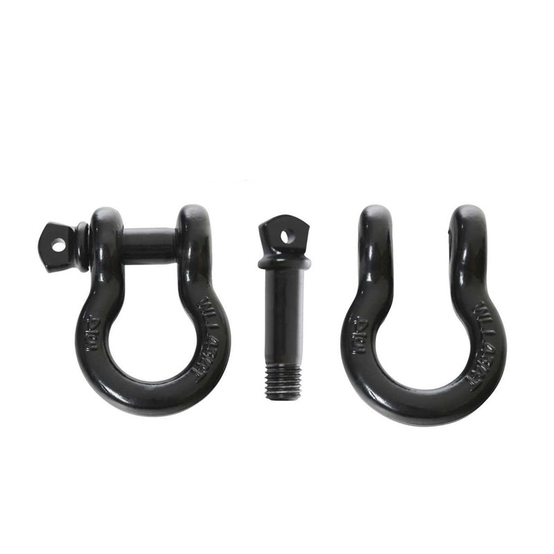 Recovery Shackle 3/4" 4.75 Ton Black - Sold In Pairs