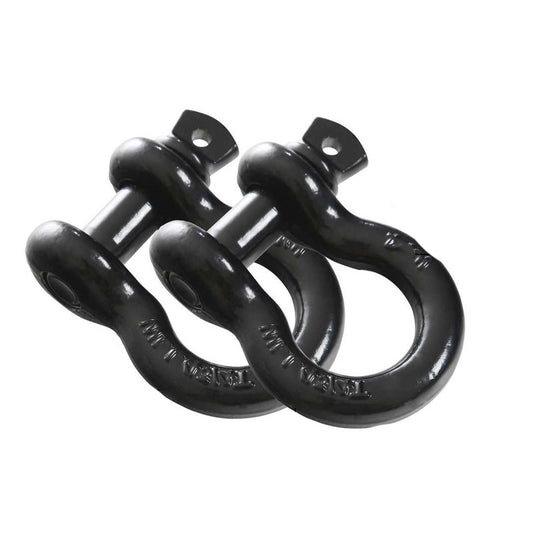 Recovery Shackle 3/4" 4.75 Ton Black - Sold In Pairs