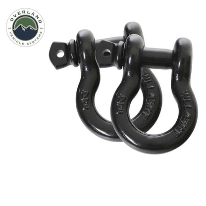 Recovery Shackle 3/4" 4.75 Ton Black - Sold In Pairs