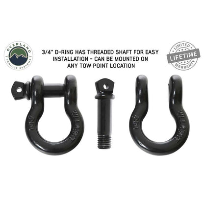 Recovery Shackle 3/4" 4.75 Ton - Black