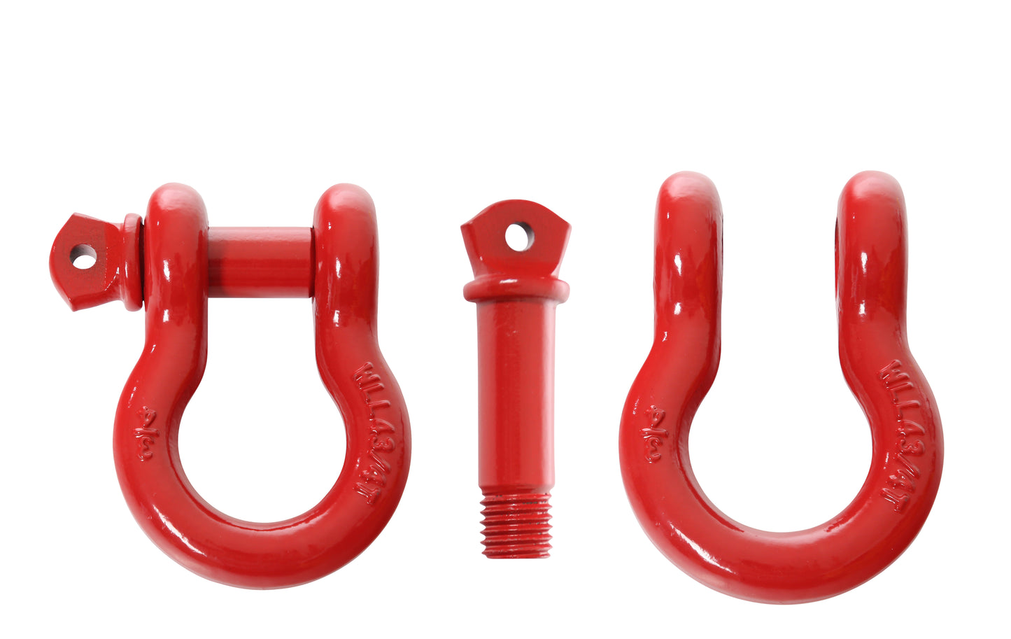 Recovery Shackle 3/4" 4.75 Ton - Red