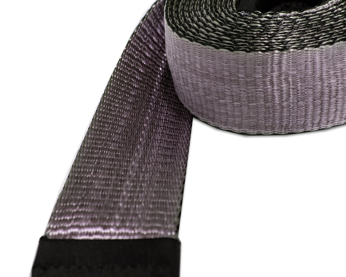 Tow Strap 20,000 lb. 2" x 30' Gray With Black Ends & Storage Bag