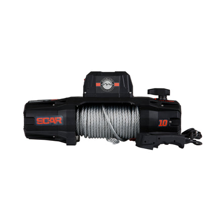 SCAR 10 - 10,000 lb. Winch With Steel Cable & Wireless Remote