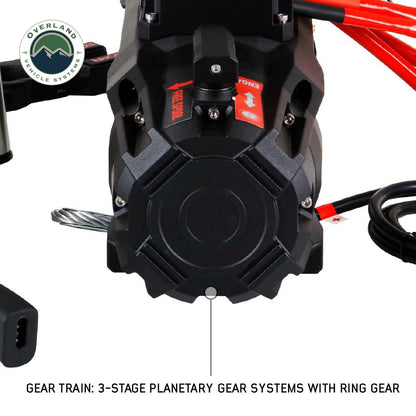 SCAR 10 - 10,000 lb. Winch With Steel Cable & Wireless Remote