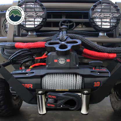 SCAR 10 - 10,000 lb. Winch With Steel Cable & Wireless Remote