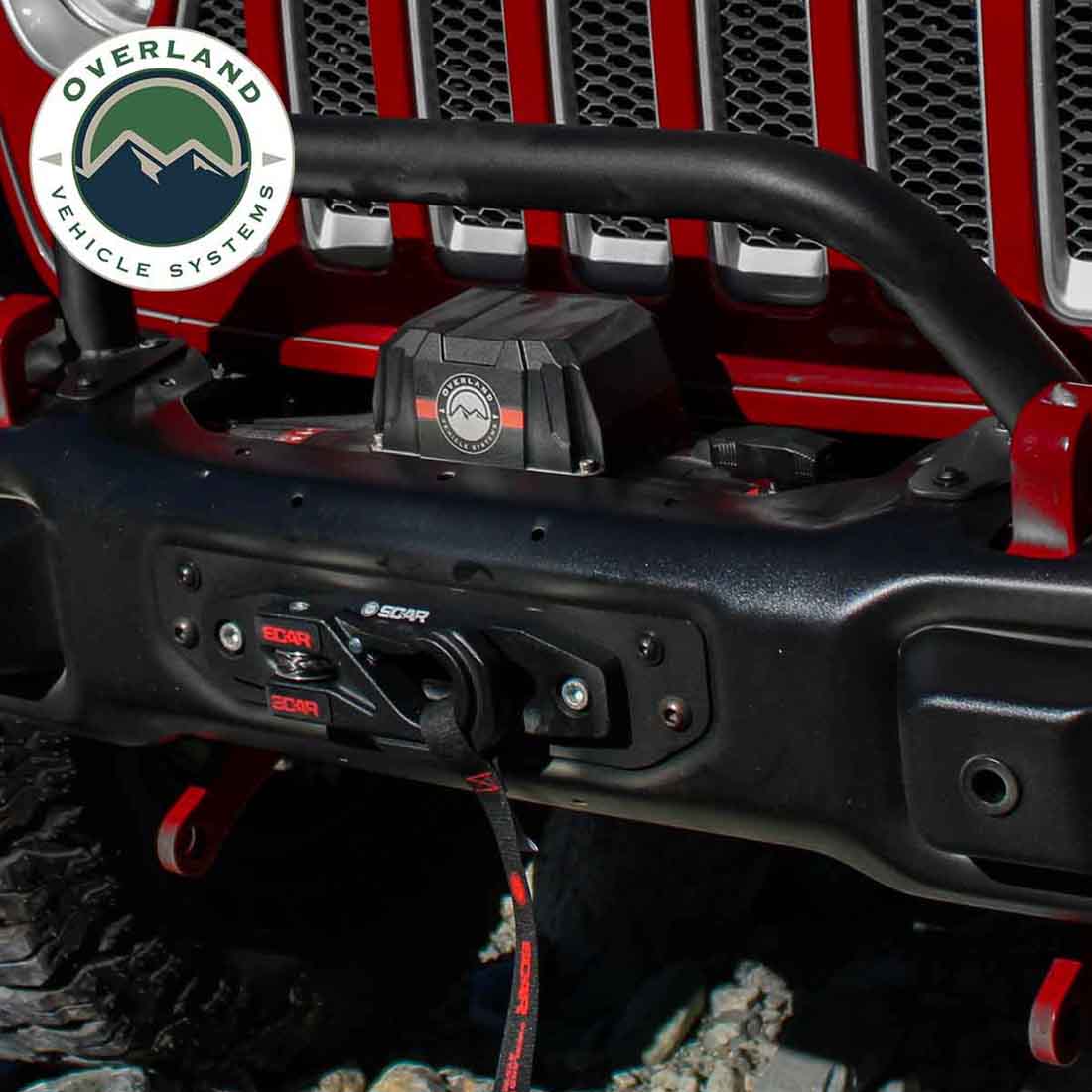 SCAR 10P - 10,000 lb. Winch With Synthetic Rope & Wireless Remote