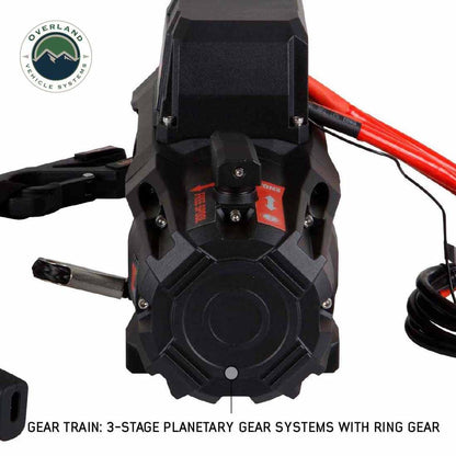 SCAR 10P - 10,000 lb. Winch With Synthetic Rope & Wireless Remote