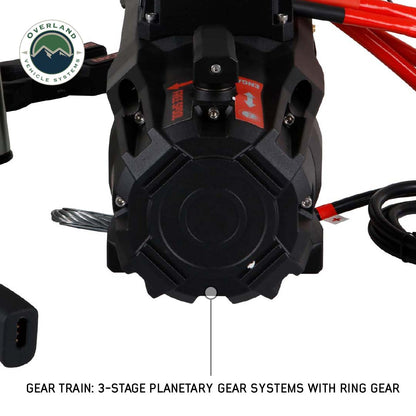 SCAR 12 - 12,000 lb. Winch With Steel Cable & Wireless Remote