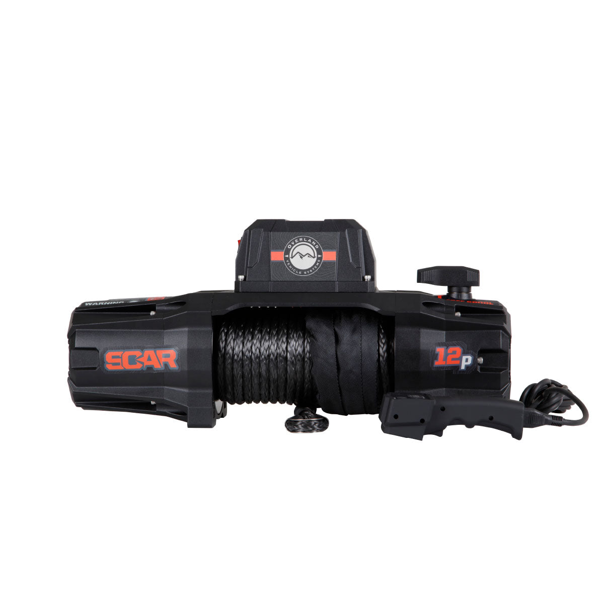 SCAR 12P - 12,000 lb. Winch With Synthetic Rope & Wireless Remote