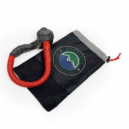 Soft Shackle 5/8" 44,500 lb. With Loop & Abrasive Sleeve - 23" With Storage Bag