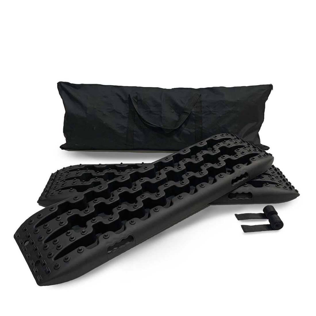 Recovery Ramp With Pull Strap and Storage Bag - Black