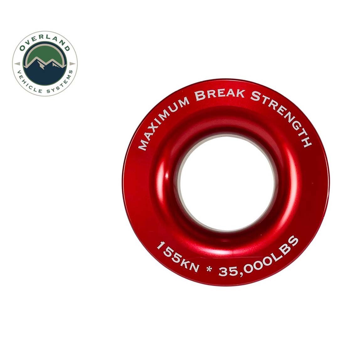 Recovery Ring 2.5" 10,000 lb. Red With Storage Bag