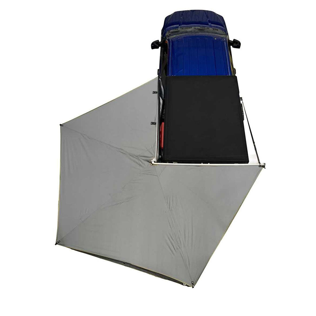 HD Nomadic 270 LT - Awning, Wall 1 & 2, Driver Side, Grey Body, Green Trim W/Black Travel Bag