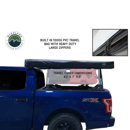 HD Nomadic 270 LT - Awning, Wall 1 & 2, Driver Side, Grey Body, Green Trim W/Black Travel Bag