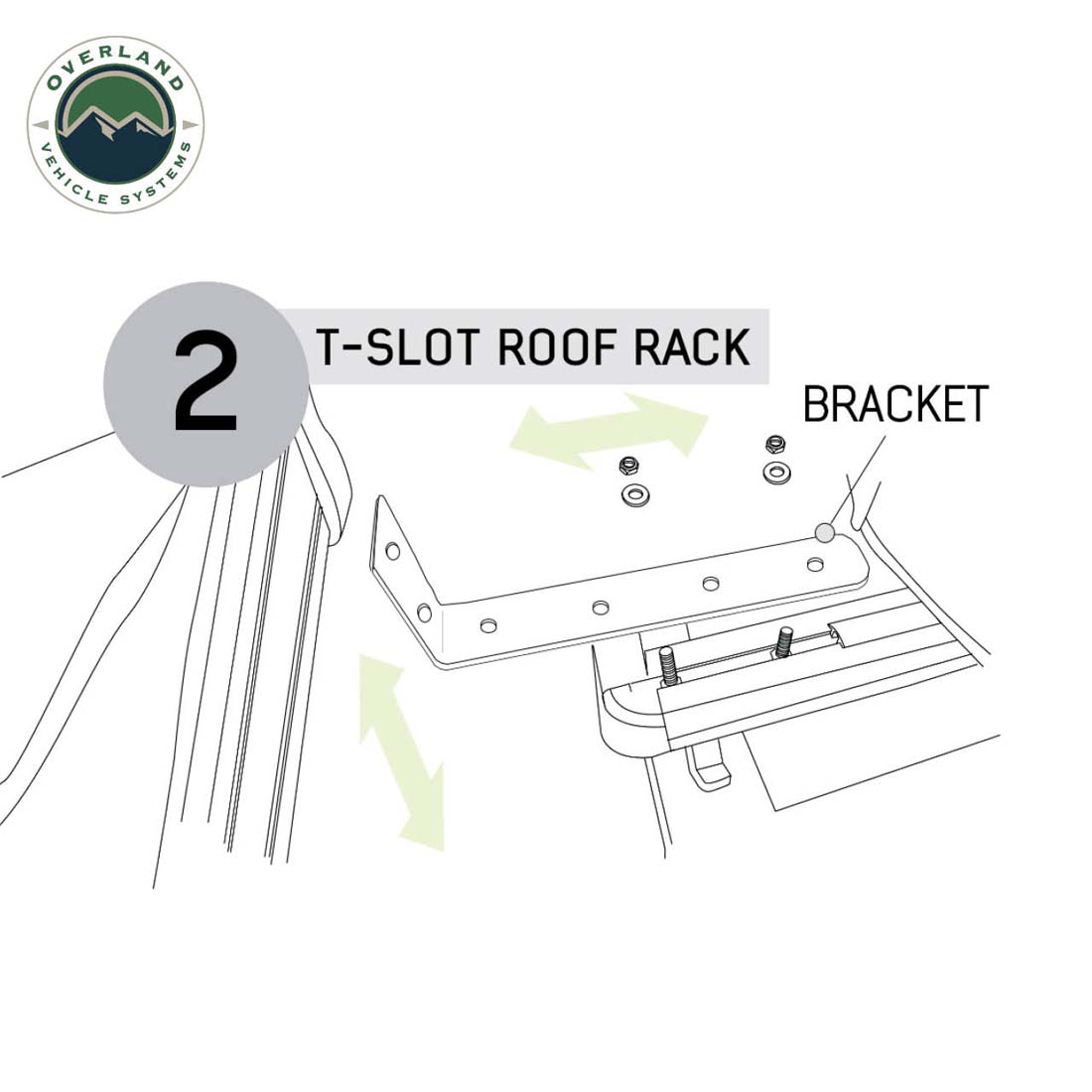 HD Nomadic 180 LTE - Awning, Grey Body, Green Trim & Black Travel Cover