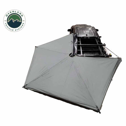 HD Nomadic 270 LTE - Awning, Driver Side, Grey Body, Green Trim W/Black Travel Cover