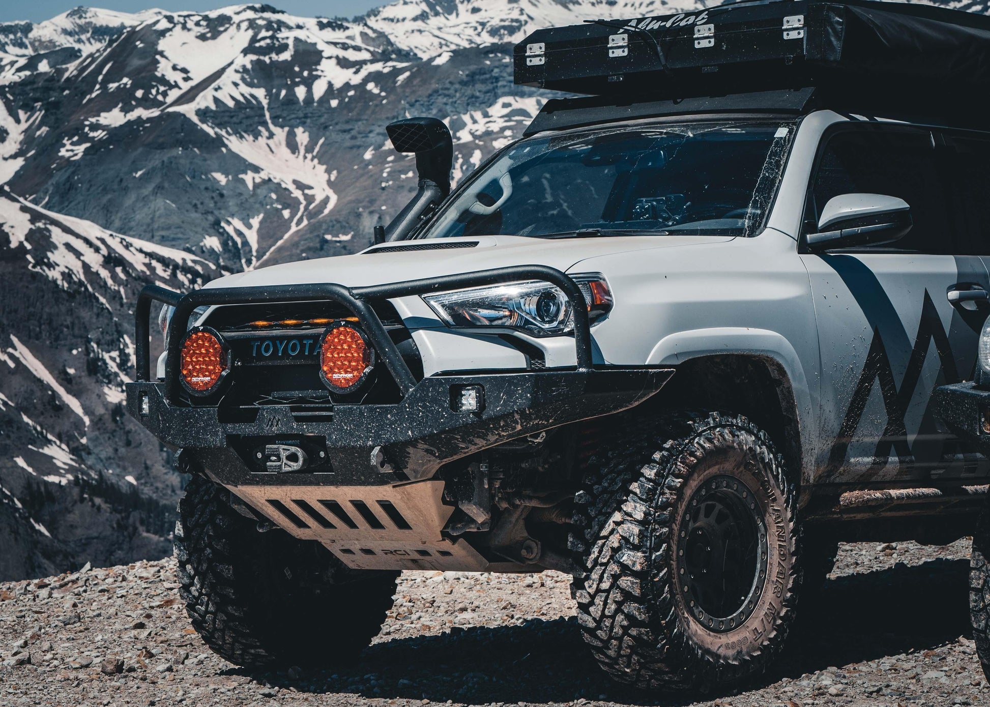 Toyota 4Runner (2014-2022) Hi-Lite Overland Front Bumper [Bull Bar] - Backwoods Adventure Mods