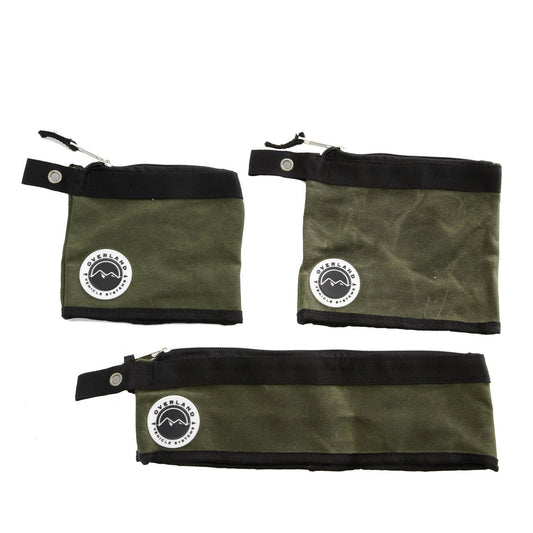 Medium Bags - Set of 3 Individual #12 Waxed Canvas Bags