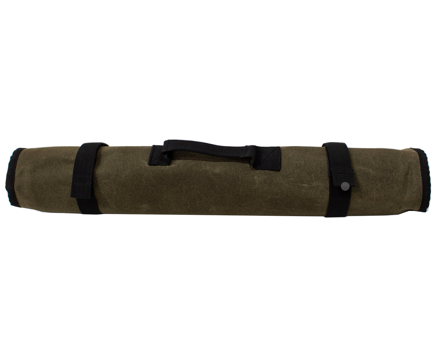 Rolled Bag for Sockets With Handle and Straps - #16 Waxed Canvas