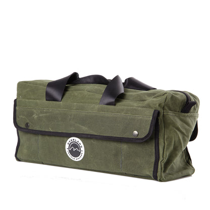 Small Duffle Bag With Handle And Straps - #16 Waxed Canvas